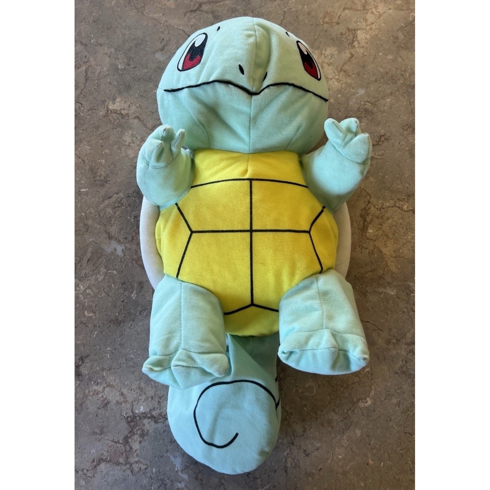 2017 Pokemon Squirtle Plush 12"  Foam Stuffed Toy
